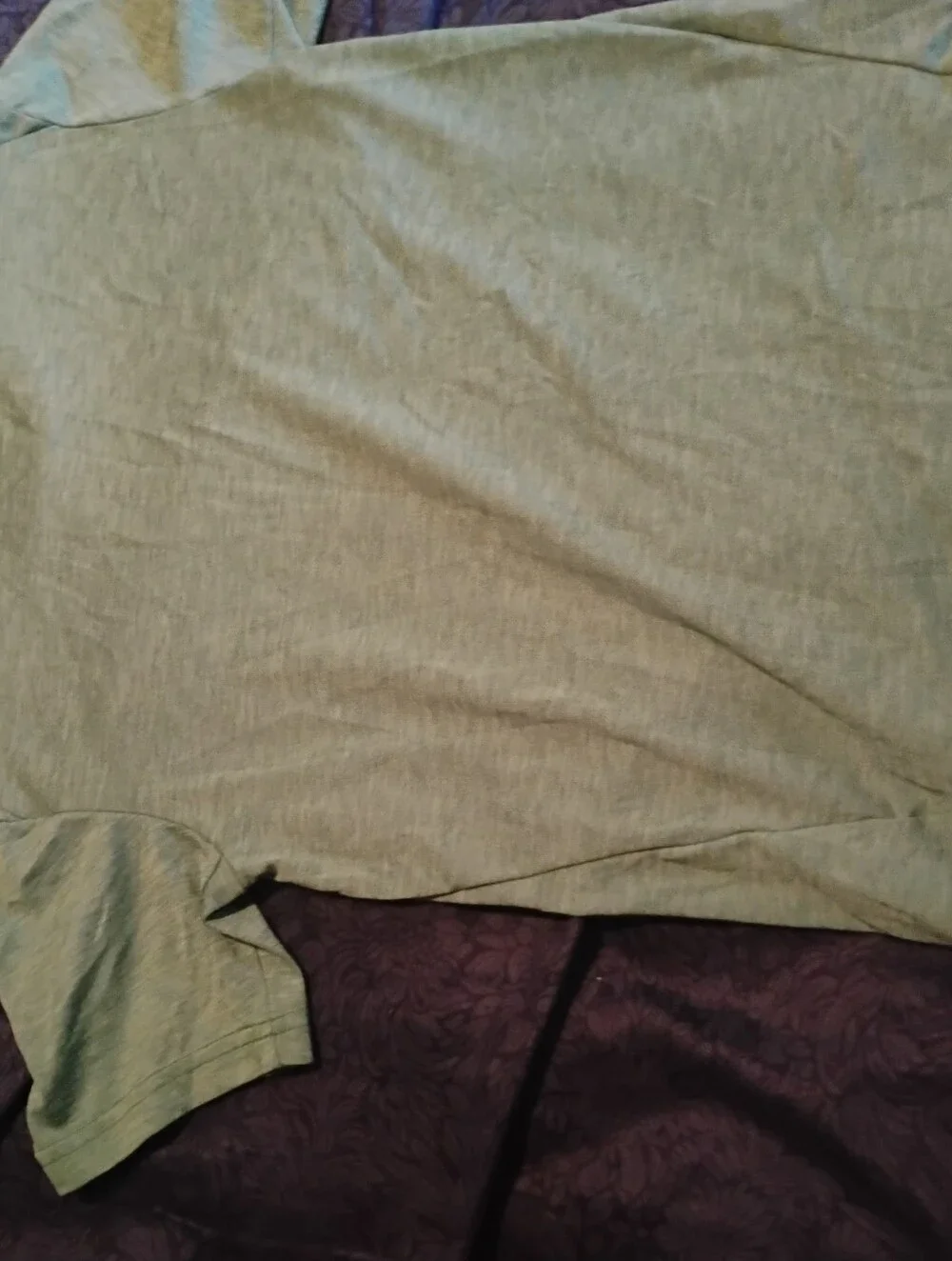 Nike Dri-FIT Green Heather Swoosh Tee